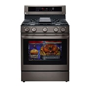 LG Estufa a Gas 5.8 pies cúbicos InstaView™ con Wi-Fi inteligente habilitado para Convección Real con Freidora de Aire, LRGL5825D, LRGL5825D, thumbnail 4