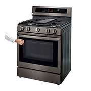 LG Estufa a Gas 5.8 pies cúbicos InstaView™ con Wi-Fi inteligente habilitado para Convección Real con Freidora de Aire, LRGL5825D, LRGL5825D, thumbnail 5