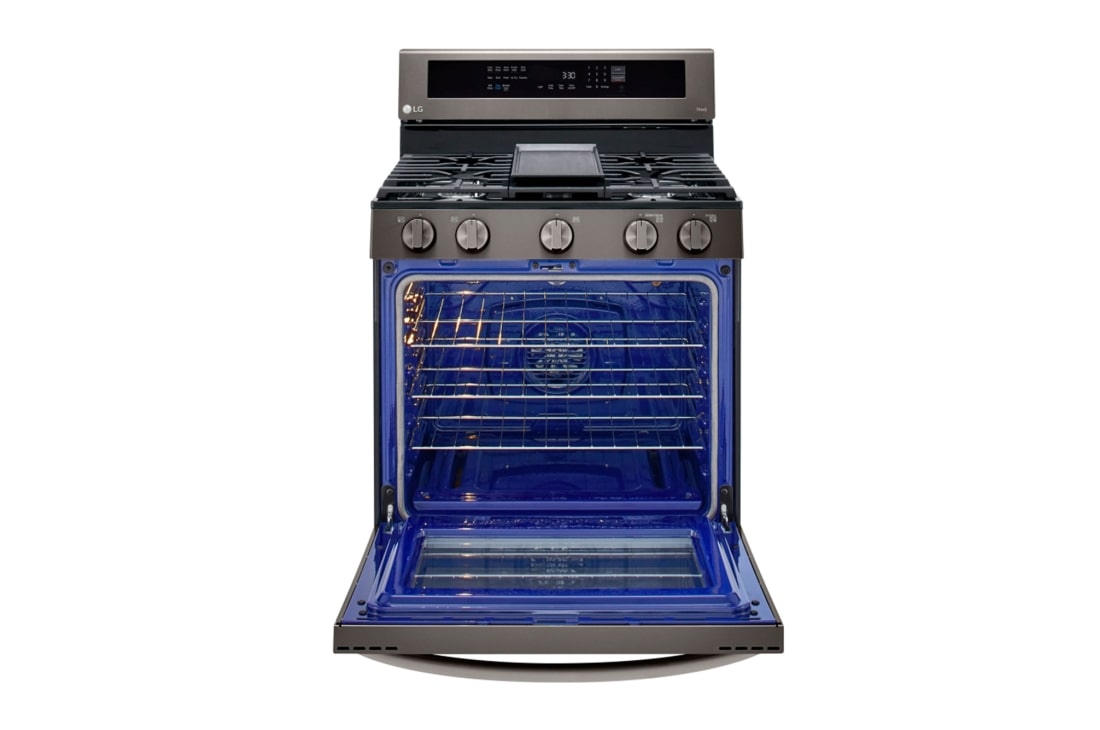 LG Estufa a Gas 5.8 pies cúbicos InstaView™ con Wi-Fi inteligente habilitado para Convección Real con Freidora de Aire, LRGL5825D, LRGL5825D, thumbnail 8