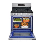 LG 5.8 pies cúbicos WiFi inteligente habilitado para convección por ventilador con alcance a gas, freidora de aire y con EasyClean®, LRGL5823S, LRGL5823S, thumbnail 5