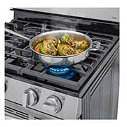 LG 5.8 pies cúbicos WiFi inteligente habilitado para convección por ventilador con alcance a gas, freidora de aire y con EasyClean®, LRGL5823S, LRGL5823S, thumbnail 10