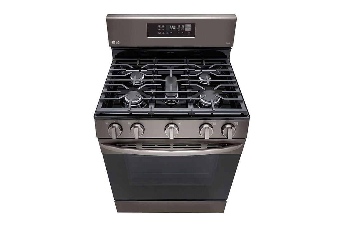 LG 5.8 pies cúbicos WiFi inteligente habilitado para convección por ventilador con alcance a gas, freidora de aire y con EasyClean®, LRGL5823D, LRGL5823D, thumbnail 7