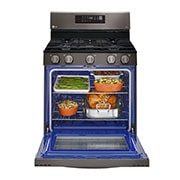 LG 5.8 pies cúbicos WiFi inteligente habilitado para convección por ventilador con alcance a gas, freidora de aire y con EasyClean®, LRGL5823D, LRGL5823D, thumbnail 5