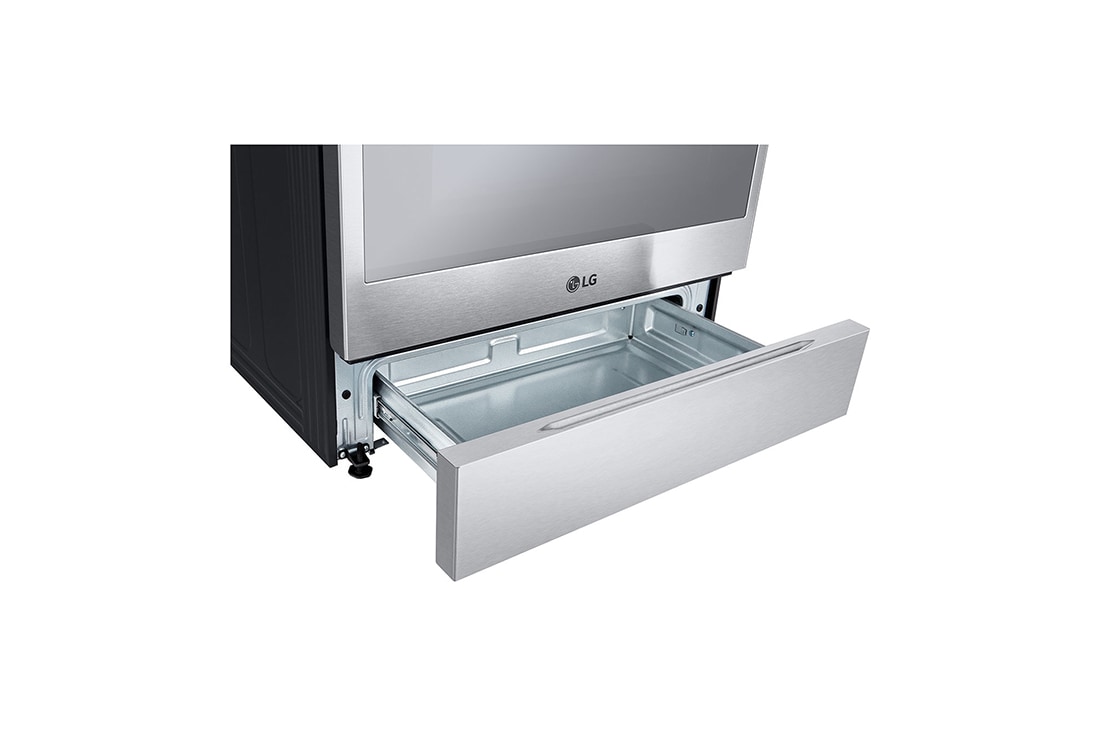 LG Estufa a Gas de 5.8 p³ LG InstaView™ 5/Triple Quemador Freidora de aire ThinQ™ EasyClean, LRGL5847S, LRGL5847S, thumbnail 7