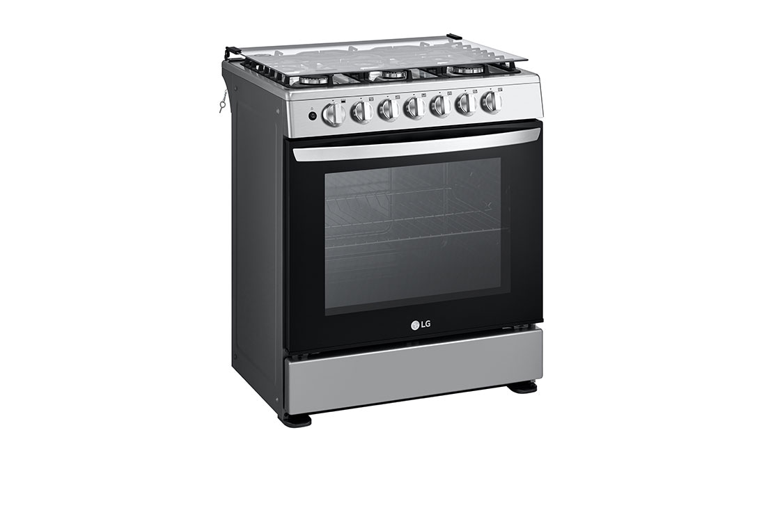 LG Estufa a Gas&nbsp;LG 5.2 pies cúbicos de 6 Quemadores, Lado Izquierdo, LRGZ5253S, thumbnail 4