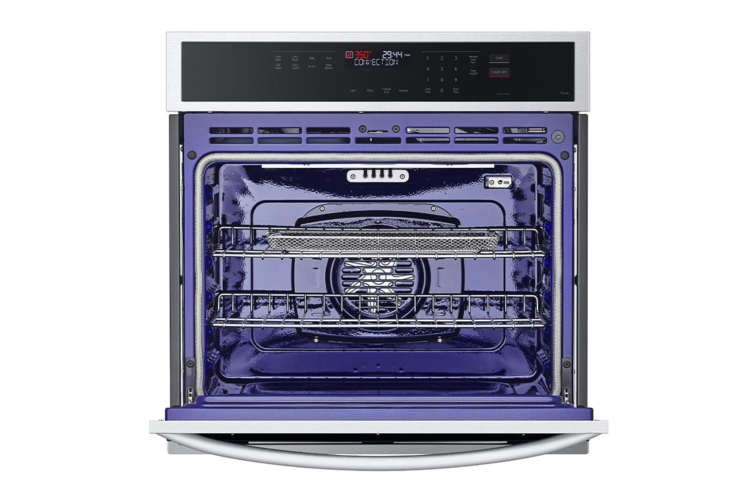 LG Horno Empotrable Eléctrico LG Studio  4.7p³ Convección y Freidora de Aire Smart ThinQ™, (- 15 grados) Vista lateral derecha, WSEP4723F, thumbnail 4