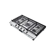 LG Estufa a gas de 36'' con quemador UltraHeat™ de 20.000 BTU, Vista lateral izquierda a -15 grados, CBGJ3623S, thumbnail 6