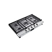 LG Estufa a gas de 36'' con quemador UltraHeat™ de 20.000 BTU, Vista lateral izquierda a -15 grados, CBGJ3623S, thumbnail 7