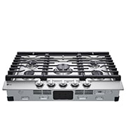 LG Estufa a gas de 36'' con quemador UltraHeat™ de 20.000 BTU, Perspectiva superior , CBGJ3623S, thumbnail 3