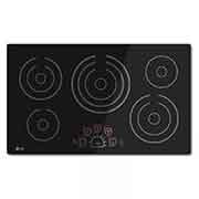 LG Cooktop Eléctrica 36'' LG Studio Controles SmoothTouch™, Top, LCE3610SB, thumbnail 1