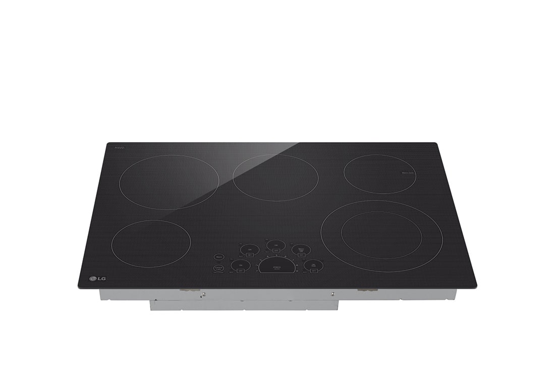 LG Cooktop Eléctrica 30'' LG Studio Controles SmoothTouch™, Front view, LCE3010SB, thumbnail 2