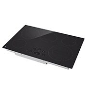 LG Cooktop Eléctrica 30'' LG Studio Controles SmoothTouch™, Right side view, LCE3010SB, thumbnail 3