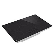 LG Cooktop Eléctrica 30'' LG Studio Controles SmoothTouch™, Left side view, LCE3010SB, thumbnail 4