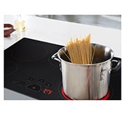 LG Cooktop Eléctrica 30'' LG Studio Controles SmoothTouch™, Top view, LCE3010SB, thumbnail 7