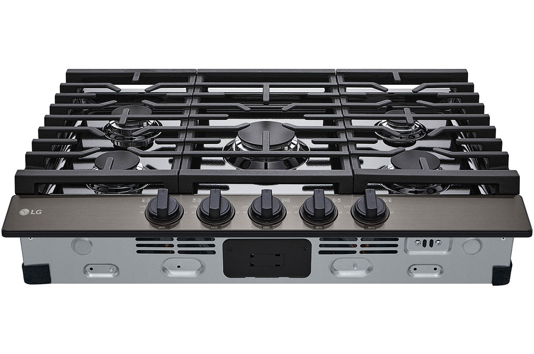 LG Estufa a gas de 30'' con quemador UltraHeat™ de 20.000 BTU, Perspectiva superior , CBGJ3023D, thumbnail 3