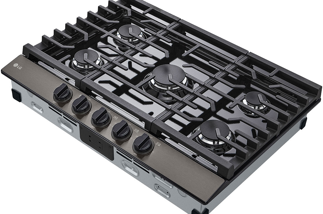LG Estufa a gas de 30'' con quemador UltraHeat™ de 20.000 BTU, Close view, CBGJ3023D, thumbnail 8