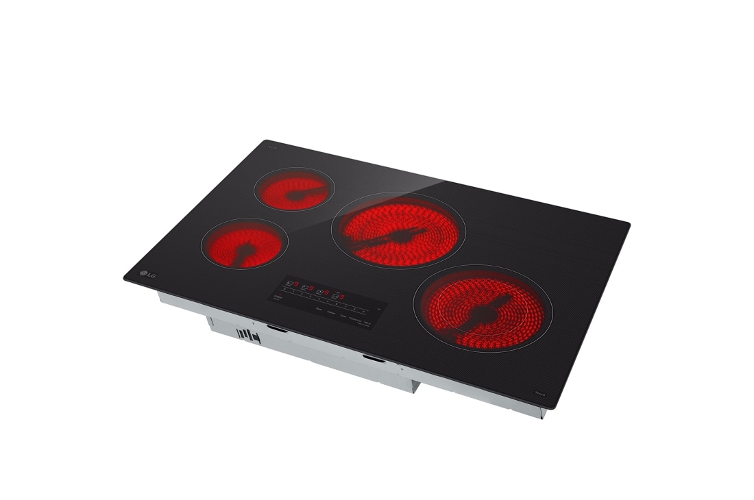 LG 30'' parrilla de cocción eléctrica inteligente con 4&nbsp;quemadores, Luz izquierda activada, CBEW3013BE, thumbnail 7