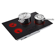 LG 30'' parrilla de cocción eléctrica inteligente con 4&nbsp;quemadores, Derecha_LuzEncendida_ParrilladeCocción, CBEW3013BE, thumbnail 10