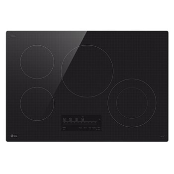 Vista frontal de la Parrilla de cocción eléctrica inteligente de 30" con 4&nbsp;quemadores CBEW3013BE