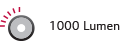 1000 lúmenes