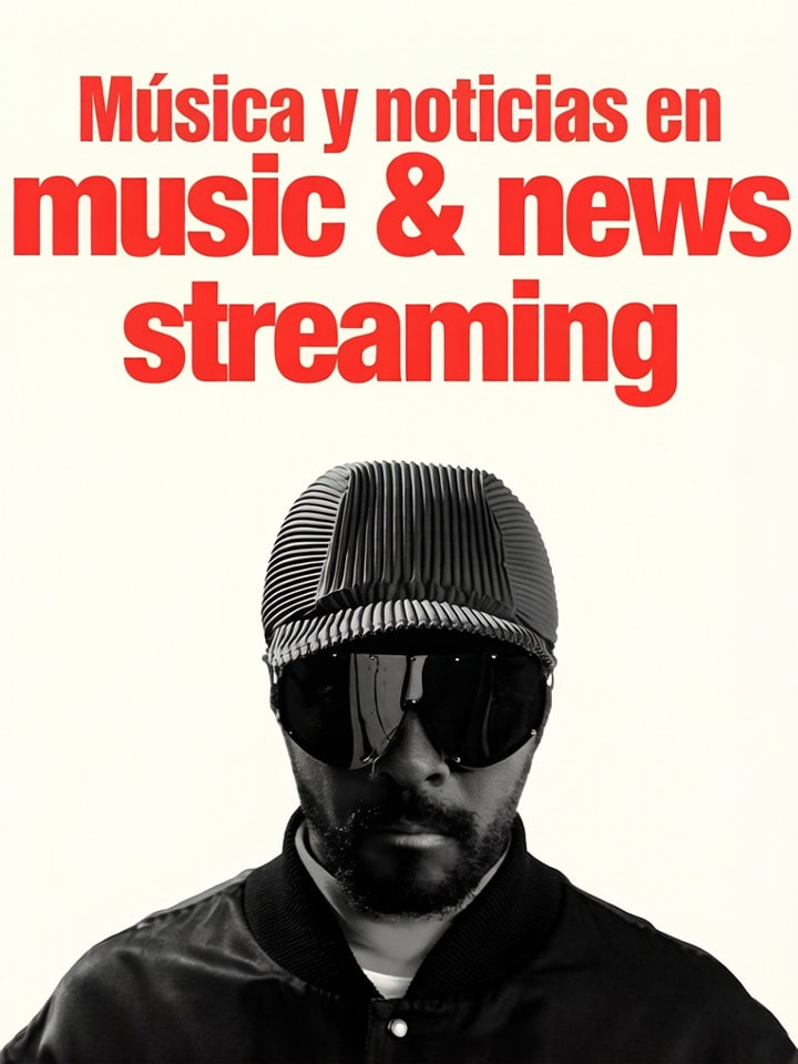 will.i.am in black & white image with title copy aside.