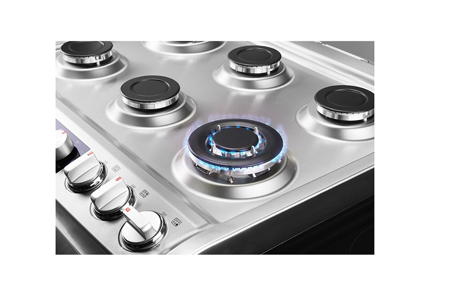 LG Estufa a Gas 5.4p³  Triple Flama Panel Digital Enc. Eléctrico 6 Quemadores EasyClean™, RSG316T, thumbnail 10