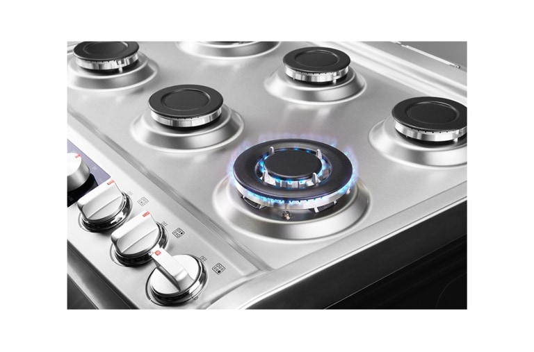 LG Estufa a Gas 5.4p³  Triple Flama Panel Digital Enc. Eléctrico 6 Quemadores EasyClean™, RSG316T, thumbnail 10