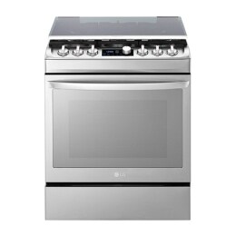 Estufa a Gas 5.4p³  Triple Flama Panel Digital Enc. Eléctrico 6 Quemadores EasyClean™2