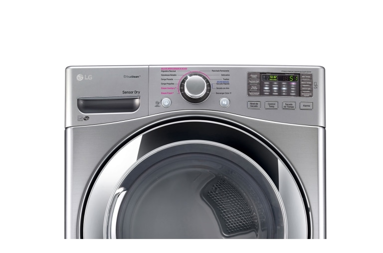 LG 20kg Secadora Electrica de Carga Frontal con Vapor & Smart Diagnosis, Color Acero, DF20VVSE, thumbnail 5