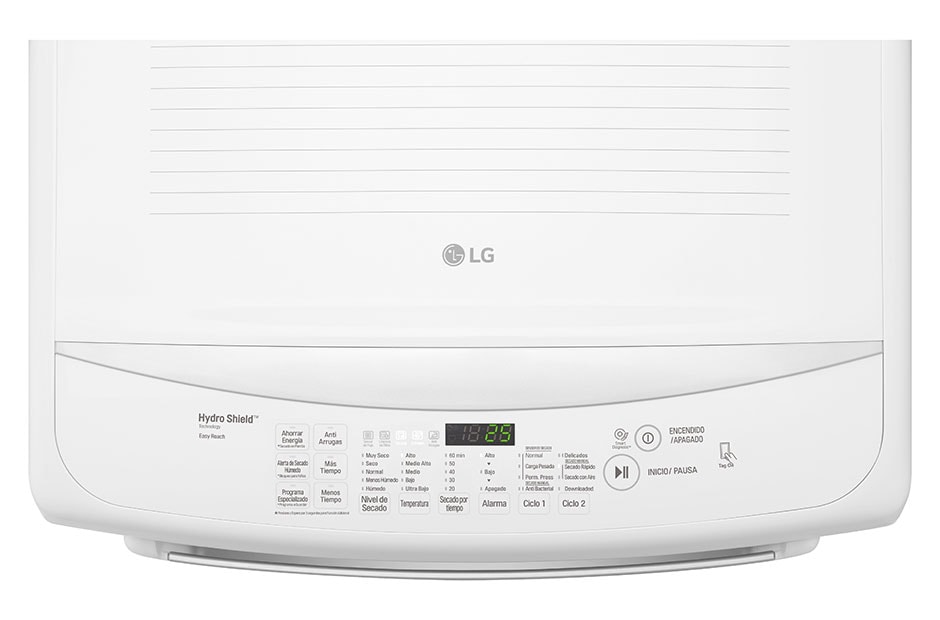 LG Secadora a Gas  Carga Frontal 21kg Smart Diagnosis, Color Blanco, DT21WS, thumbnail 3