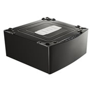 LG TWINWash Mini ™ LG SIGNATURE |1.0 pᶟ |3D Motion| Acero Inoxidable Negro| Smart Diagnosis, LG SIGNATURE 1.0 cu. ft. LG SideKick™ Pedestal Washer, LG TWINWash™ Compatible ,  45 degree side view, WD205CK, thumbnail 1, WD205CK, thumbnail 2