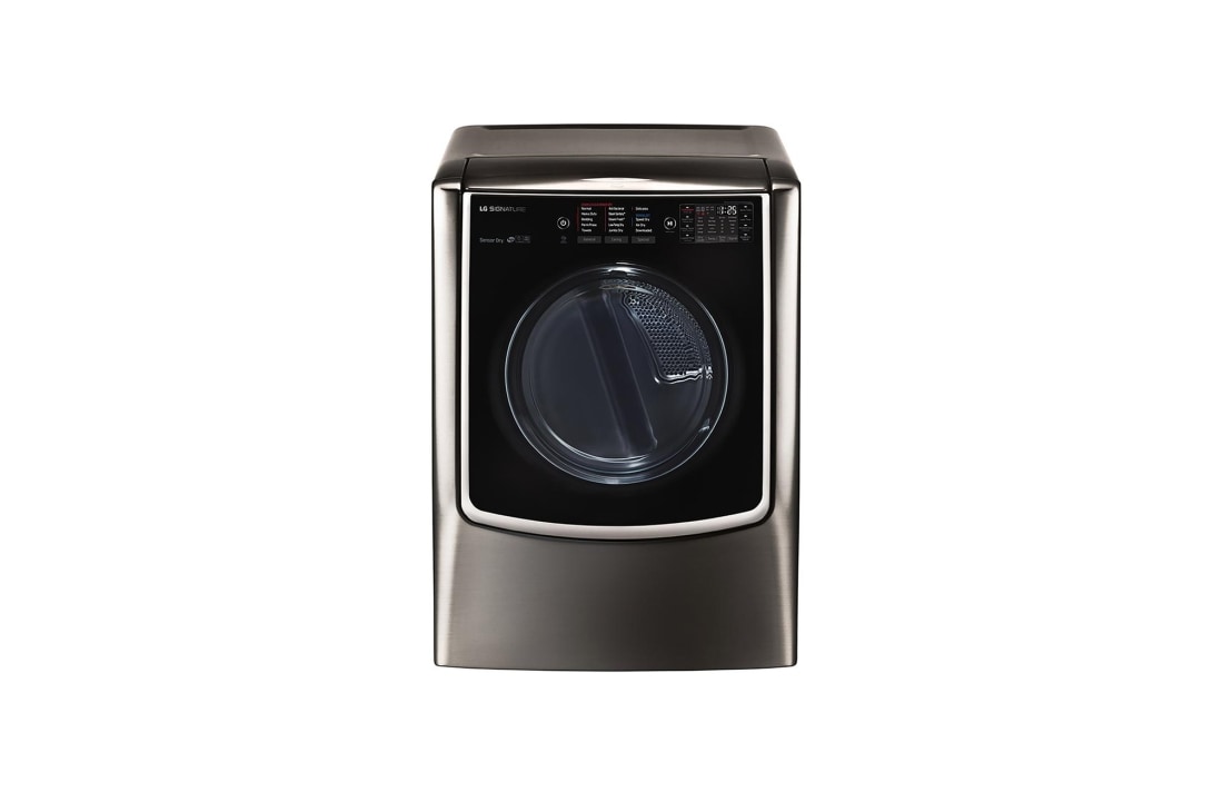 LG 9.0 pᶟ |Secadora a Gas |Carga frontral| Vapor| Acero Inoxidable Negro | ThinQ™, DLGX9501K