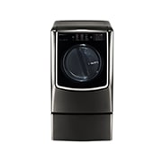 LG Secadora a Gas Carga frontral 9.0 pᶟ  Vapor Acero Inoxidable Negro  ThinQ™, DLGX9501K, thumbnail 4