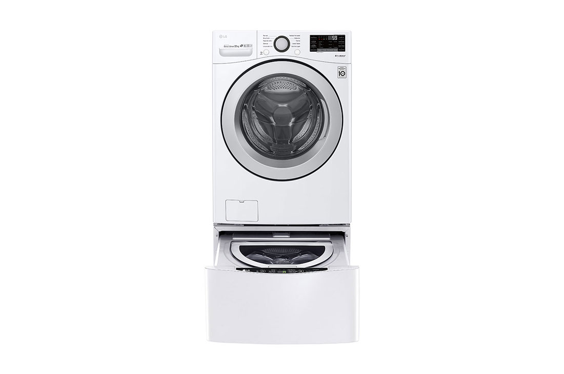 LG Lavadora Carga Frontal 22kg con Direct Drive Inverter & Smart ThinQ (Wi-Fi), Color Blanco, WM22WV26, thumbnail 3