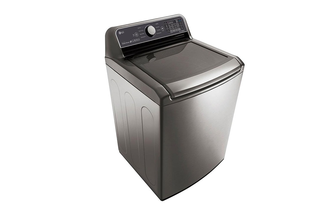 LG 5.0cu.ft Lavadora Carga Superior con Direct Drive Inverter con Vapor & SmartThinQ (Wi-Fi), Color Acero, WT7300CV, thumbnail 3