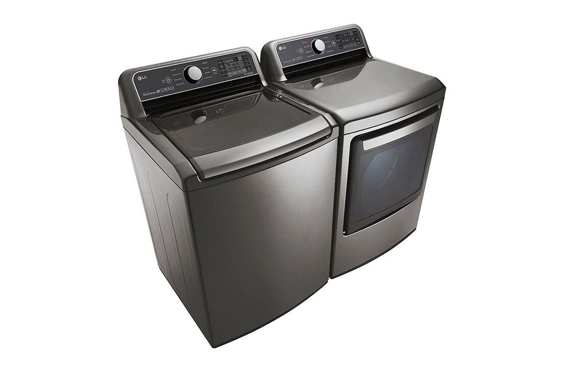 LG 5.0cu.ft Lavadora Carga Superior con Direct Drive Inverter con Vapor & SmartThinQ (Wi-Fi), Color Acero, WT7300CV, thumbnail 7