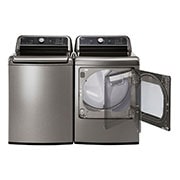 LG 5.0cu.ft Lavadora Carga Superior con Direct Drive Inverter con Vapor & SmartThinQ (Wi-Fi), Color Acero, WT7300CV, thumbnail 5