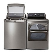 LG 5.0cu.ft Lavadora Carga Superior con Direct Drive Inverter con Vapor & SmartThinQ (Wi-Fi), Color Acero, WT7300CV, thumbnail 6