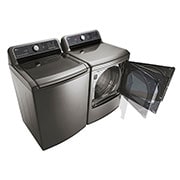 LG 5.0cu.ft Lavadora Carga Superior con Direct Drive Inverter con Vapor & SmartThinQ (Wi-Fi), Color Acero, WT7300CV, thumbnail 8