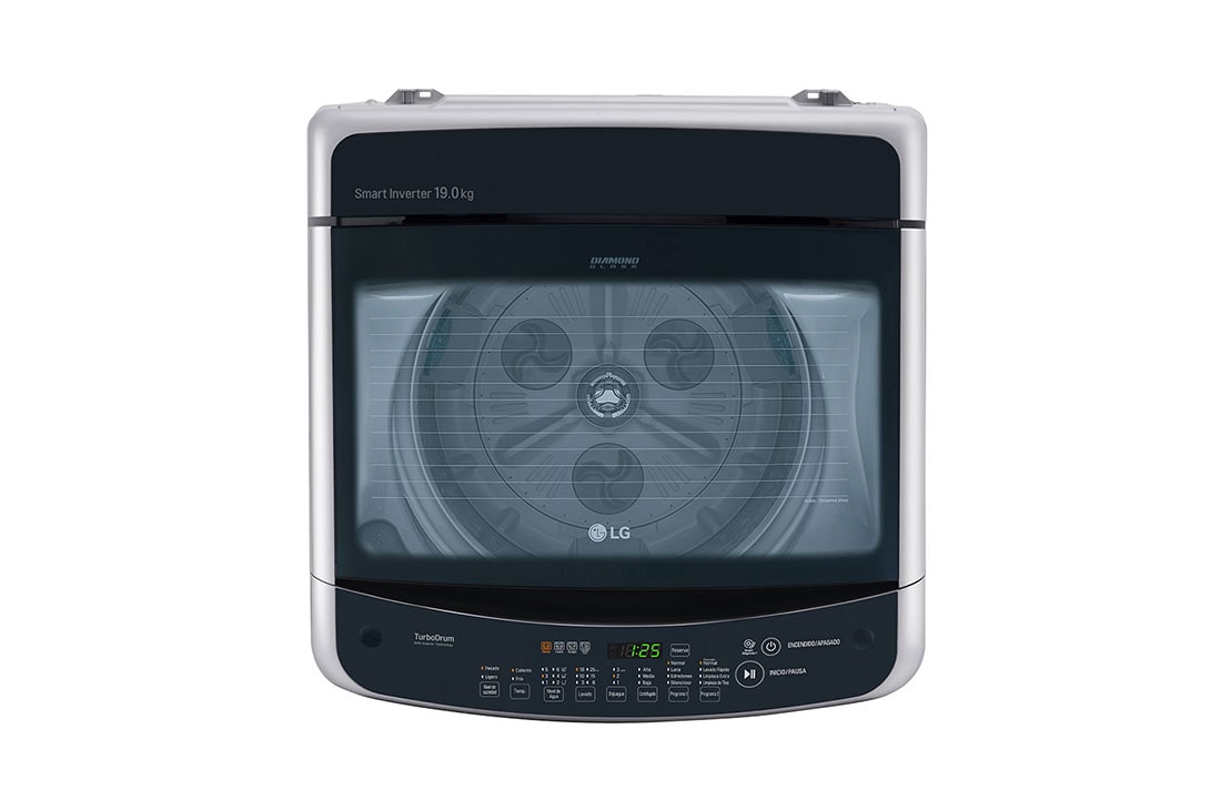 LG 19kg Lavadora Carga Superior, Smart Inverter, Smart Motion, TurboDrum™, Color Gris, WT19DSBP, thumbnail 3