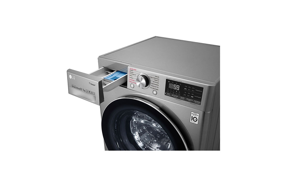 LG Lavadora Secadora Eléctrica 12/7Kg  2-en-1 Inverter Motion DD TurboWash™ ThinQ, WD12VVC3S6C, thumbnail 5
