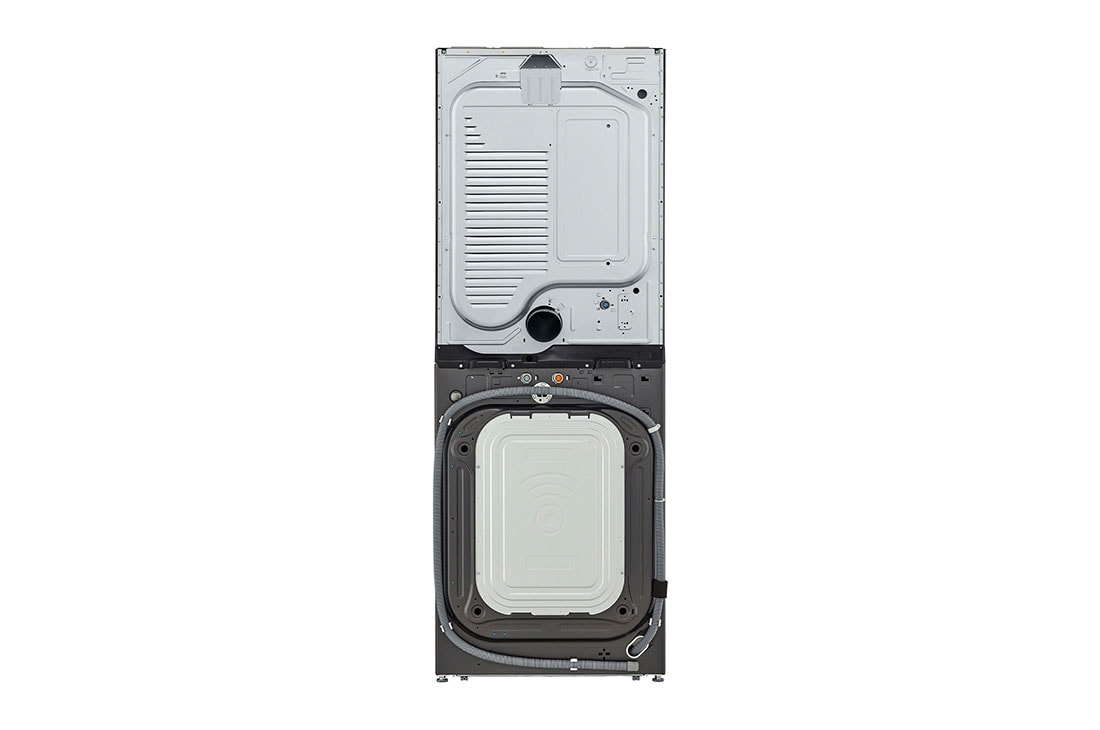 LG Torre de lavado WashTower™ 22kg (lavado)/ 22kg (Secado) AI Direct Drive™, Steam, Color Acero Negro, Vista trasera de la Torre de Lavado., WK22BS6, thumbnail 15