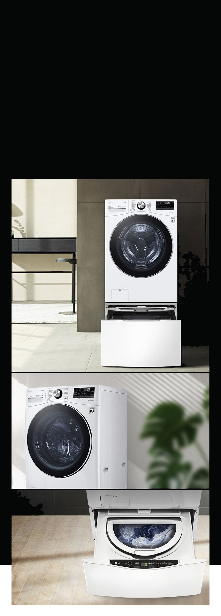 LG WD20VV2S6R Lavadora Secadora 2-en-1 Inverter 20kg - Photura