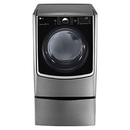 7.4cu.ft Secadora Gas de Carga Frontal con Vapor & SmartThinQ(Wi-Fi), Color Acero2