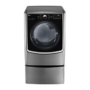 LG 7.4cu.ft Secadora Gas de Carga Frontal con Vapor & SmartThinQ(Wi-Fi), Color Acero, DLGX5001V, thumbnail 1