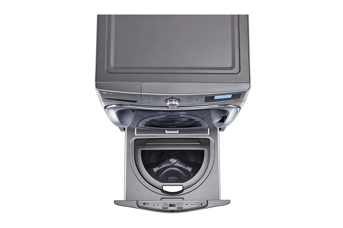 LG Lavadora TWINWash Mini ™ 3.5kg 3Motion, Smart Diagnosis, color  Acero, WD100CV, thumbnail 3
