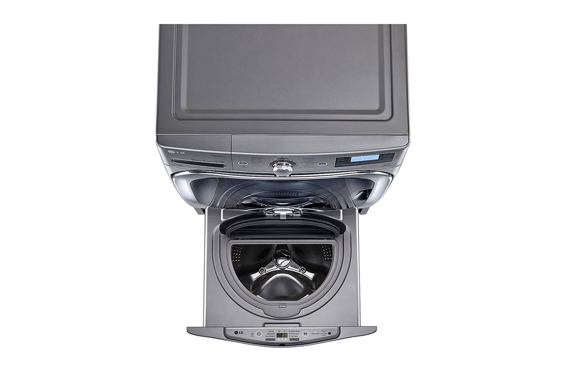 LG Lavadora TWINWash Mini ™ 3.5kg 3Motion, Smart Diagnosis, color  Acero, WD100CV, thumbnail 4