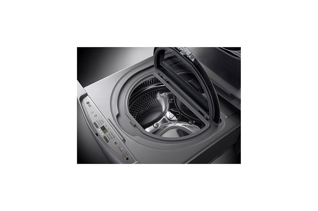 LG Lavadora TWINWash Mini ™ 3.5kg 3Motion, Smart Diagnosis, color  Acero, WD100CV, thumbnail 9