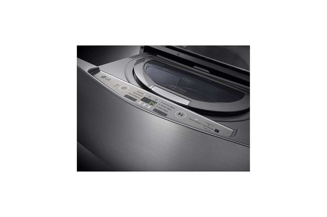 LG Lavadora TWINWash Mini ™ 3.5kg 3Motion, Smart Diagnosis, color  Acero, WD100CV, thumbnail 10