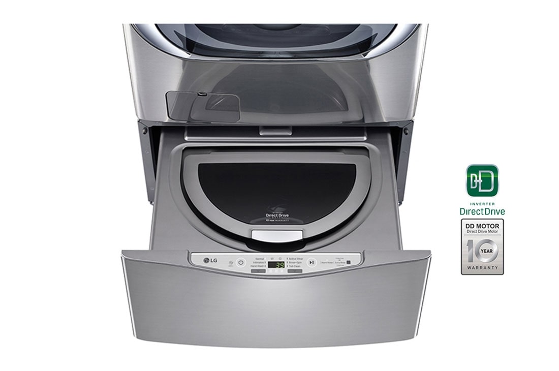 Delicioso interior Microordenador Lavadora LG TWINWash™ Mini con Motor DirectDrive WD100CV | LG Panamá